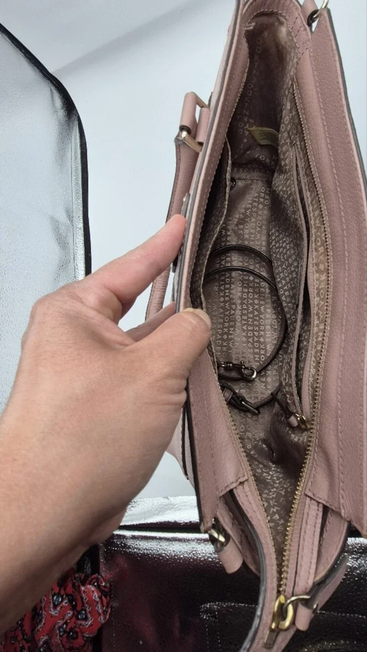 kate spade Blush Pink Leather Satchel